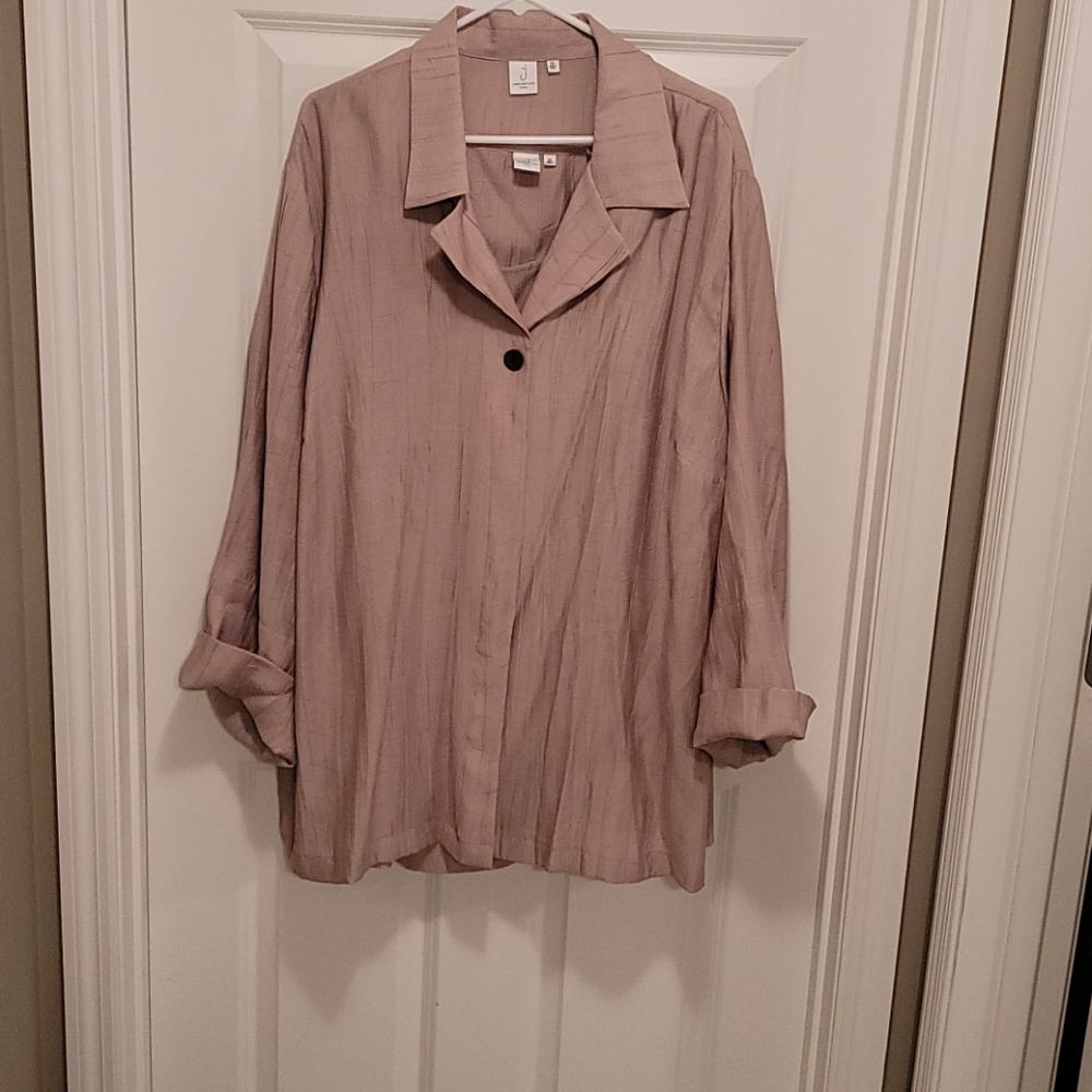 J jones shirt jacket and tank set
